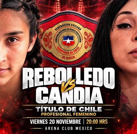 Campeonato Nacional de Boxeo: Rebolledo vs Candia