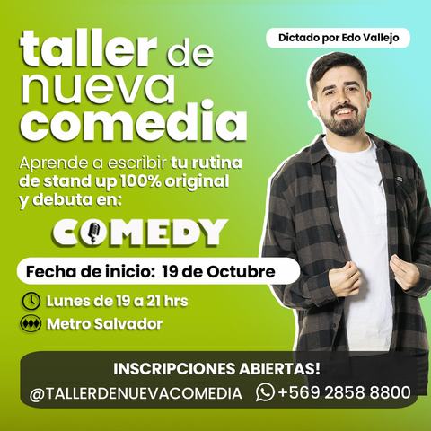 Taller de Nueva Comedia con Edo Vallejo