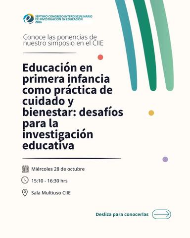 Congreso CIIE 2026: Ponencias Educación Inicial