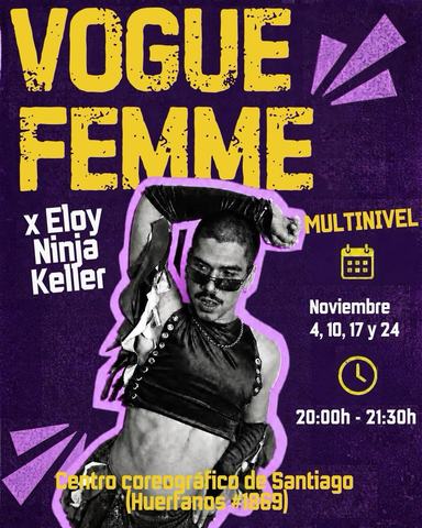 Clases de Vogue Femme con Eloy Ninja Keller