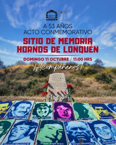 Commemoration Ceremony 53 years Hornos de Lonquén