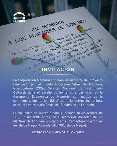 Ceremonia de Memoria: Mártires de Lonquén