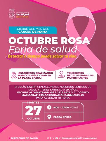 Jornada de Salud Octubre Rosa