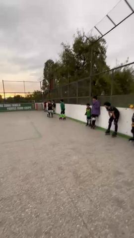 Entrenamiento de hockey patín