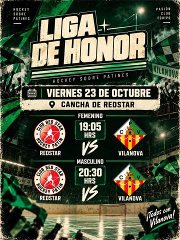 Redstar vs Vilanova Hockey