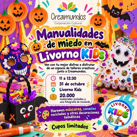 Manualidades de miedo en Livorno KIDS
