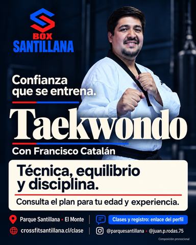 Taekwondo con Francisco Catalán