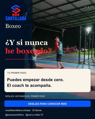 Clase de Boxeo Box Santillana
