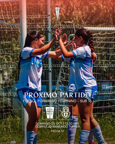 UC vs Universidad de Chile - Fútbol Femenino Sub-16