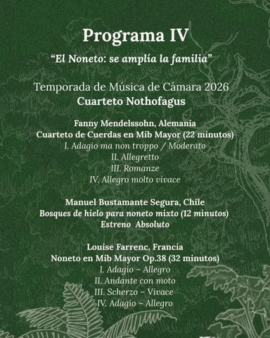 Cuarteto Nothofagus: El Noneto
