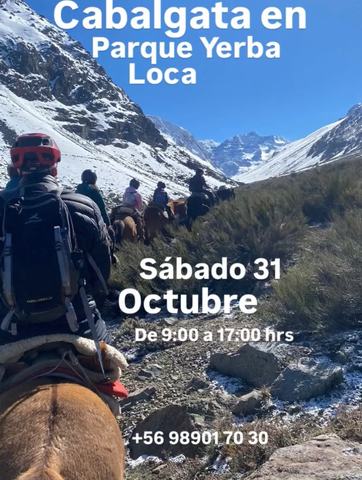 Cabalgata en Parque Yerba Loca
