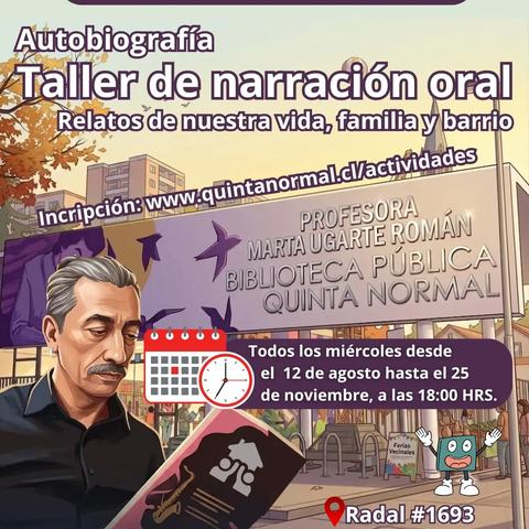 Taller de Narración Oral Autobiografía