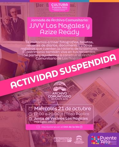 Jornada de Archivo Comunitario Puente Alto