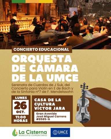Concierto Educacional Orquesta Cámara UMCE