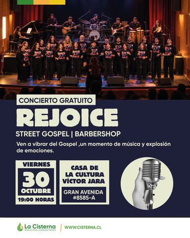 Concierto Rejoice - Street Gospel & Barbershop
