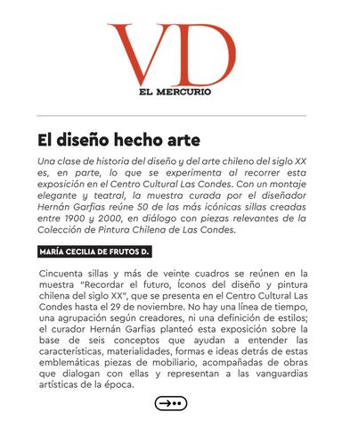 Recordar el futuro: íconos del diseño y pintura chilena