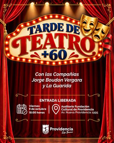 Tarde de Teatro +60: Jorge Boudon y La Guarida