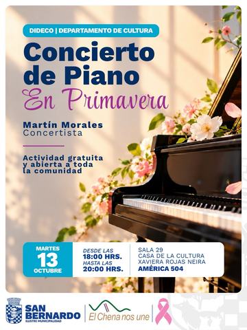 Concierto de Piano con Martín Morales