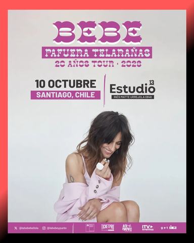 Bebe - Pafuera Telarañas 20 Años Tour