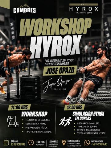 Workshop HYROX con José Opazo
