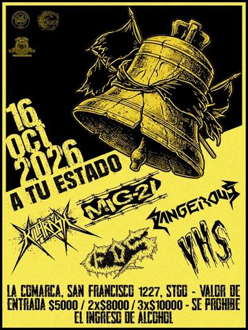 Concierto Thrash Metal en La Comarca