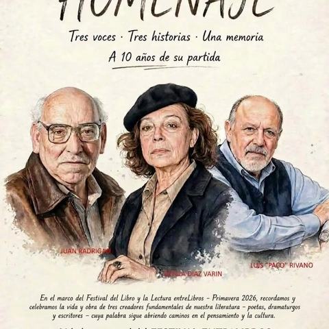 Festival Entr3Libros: homenaje a Radrigán y más