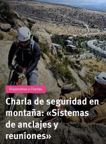 Charla Seguridad Montaña: Anclajes y Reuniones
