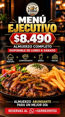 Menú Ejecutivo D'Copas La Fuente