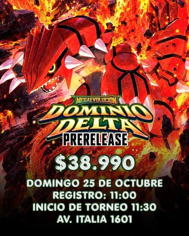 Torneo Prelanzamiento Pokémon Dominio Delta