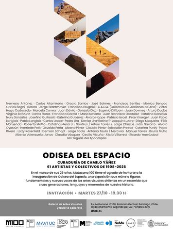 Odisea del Espacio: Arte chileno 1908–2026