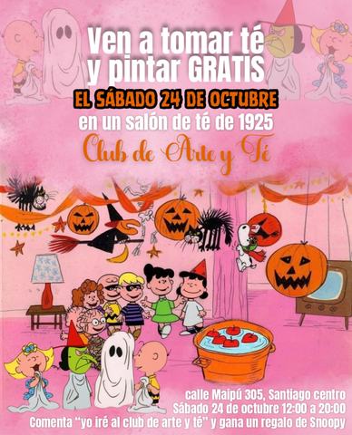 Snoopy Halloween - Club de Arte y Té
