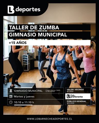 Taller de Zumba Gimnasio Municipal