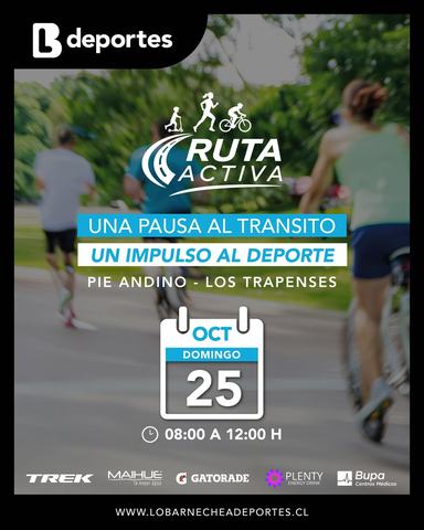 Ruta Activa Pie Andino - Los Trapenses