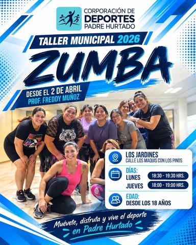 Taller de Zumba con Prof. Freddy Muñoz