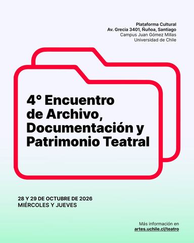 4to Encuentro de Patrimonio Teatral