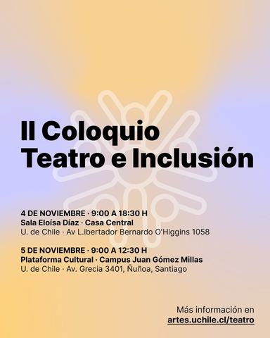 II Coloquio Teatro e Inclusión