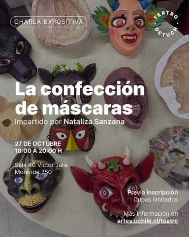Charla: Confección de Máscaras con Natalia Sanzana