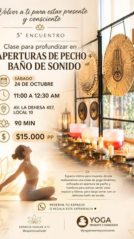 5th Chest-Opening Yoga & Sound Bath Gathering