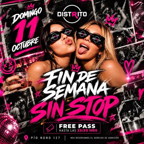 Finde Semana Sin Stop en Distrito