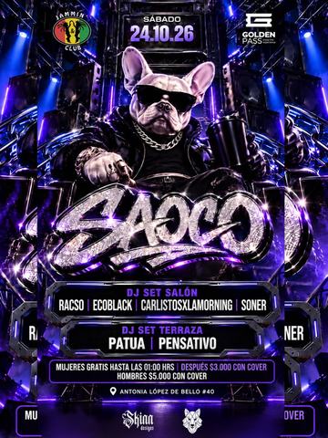 Jammin Club con Saoco y DJ Patua