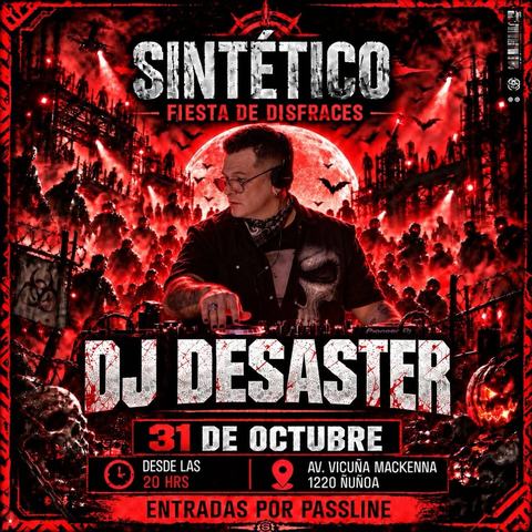 Fiesta de Disfraces con DJ Desaster