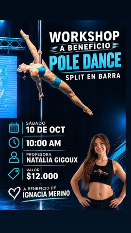 Workshop Pole Dance a Beneficio