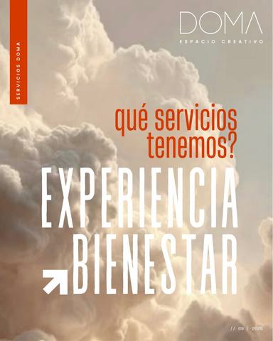 Servicios y experiencias de bienestar en DOMA