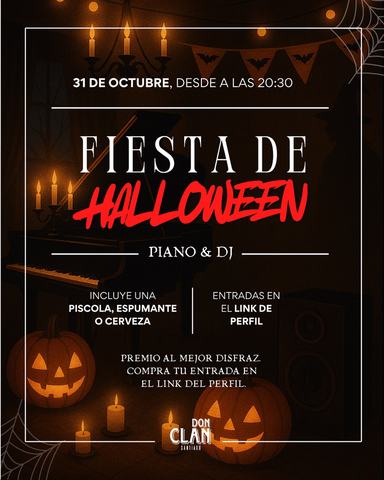 Fiesta de Halloween Piano & DJ