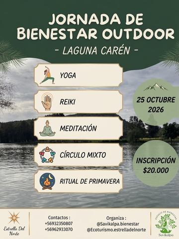 Jornada de Bienestar Outdoor en Parque Carén