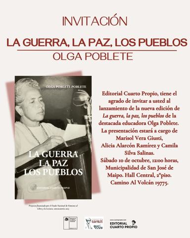 Lanzamiento 'La guerra, la paz, los pueblos'