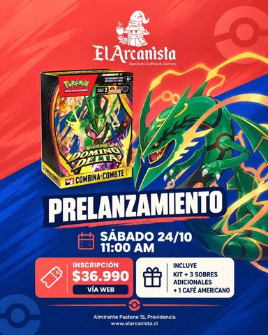 Prelanzamiento Pokémon Dominio Delta