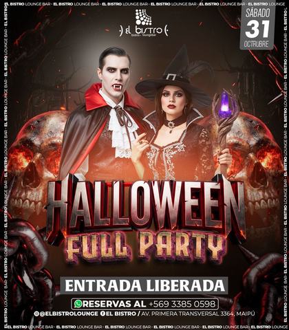 Halloween Full Party El Bistro Lounge
