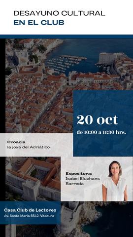 Desayuno Cultural: Croacia, la joya del Adriático