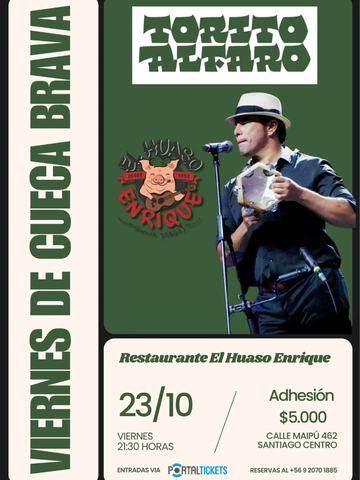 Viernes de Cueca Brava con René El Torito Alfaro